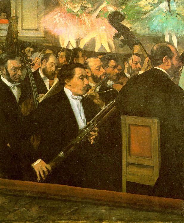 Edgar Degas The Orchestra of the Opera Germany oil painting art